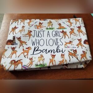 Bambi Print Makeup Bag